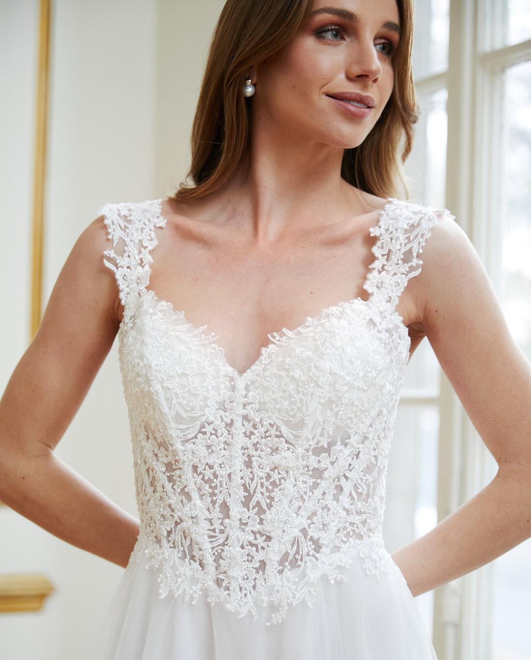 Vestido Largo de Novia Beatrice Blanco