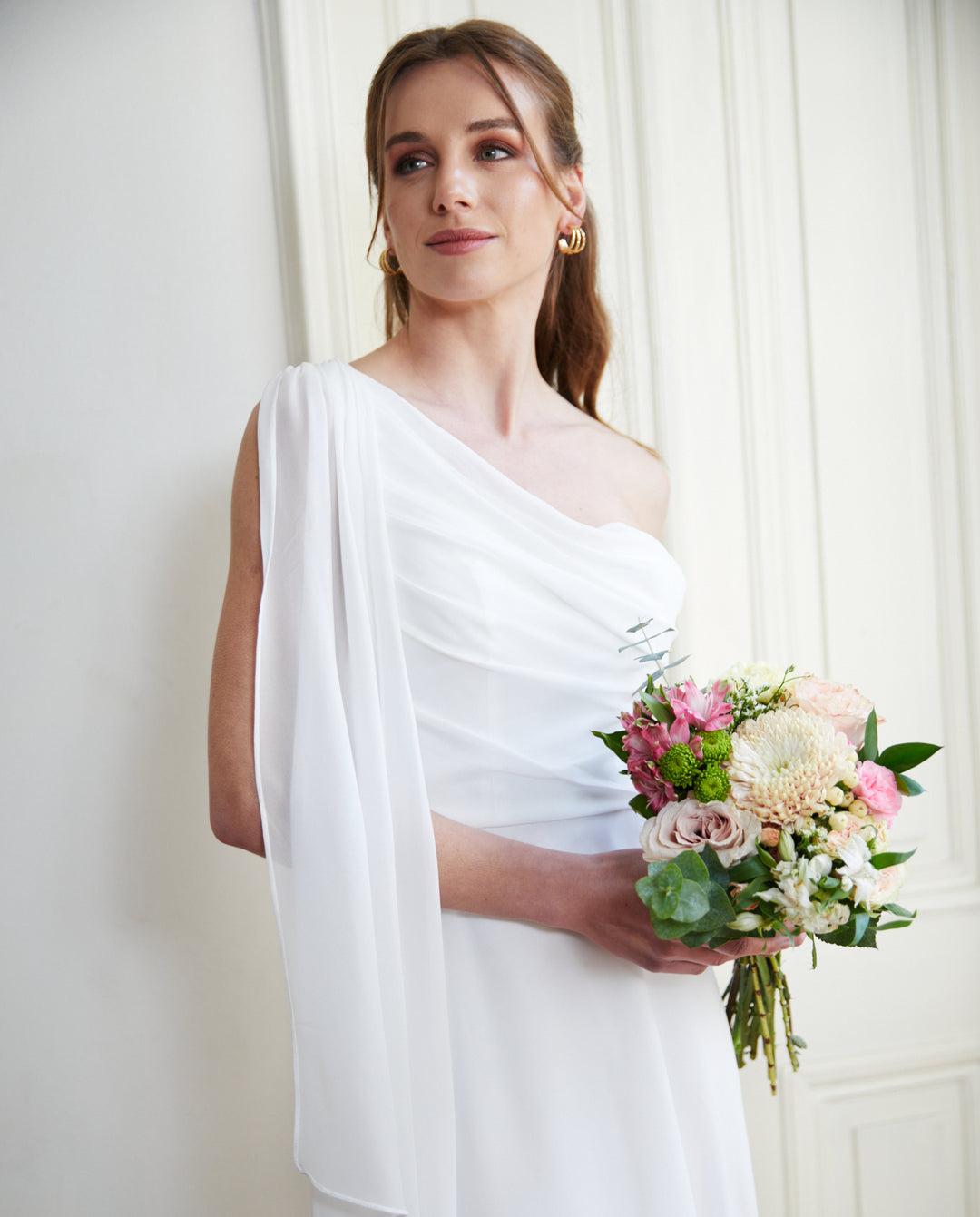 Vestido Largo de Novia Celine Blanco
