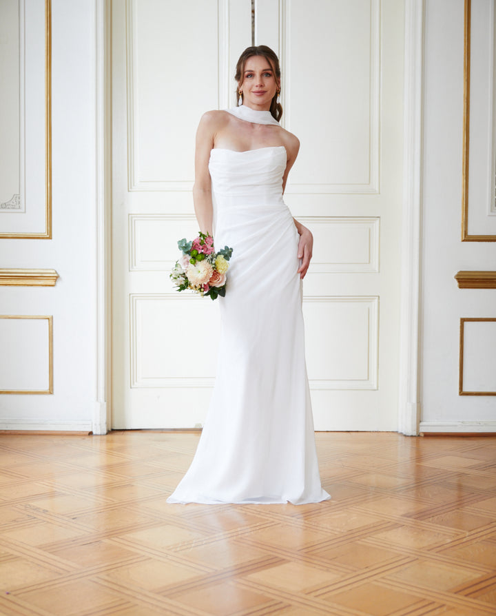Vestido Largo de Novia Cloe Ivory