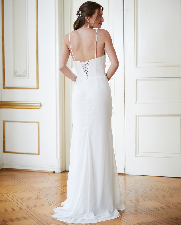 Vestido Largo de Novia Cloe Ivory