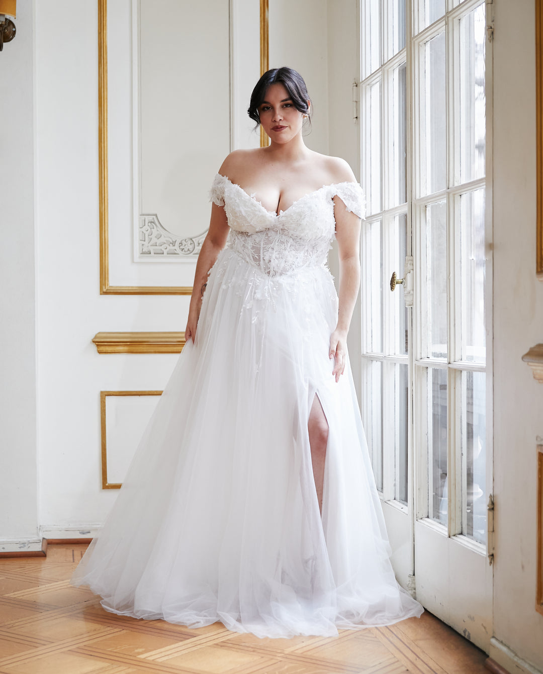 Vestido Largo de Novia Etna Blanco