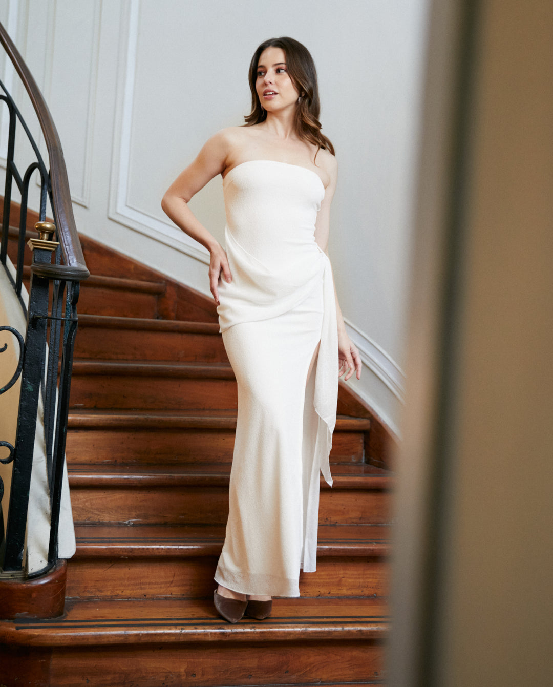 Vestido Largo de Novia Frida Strapless