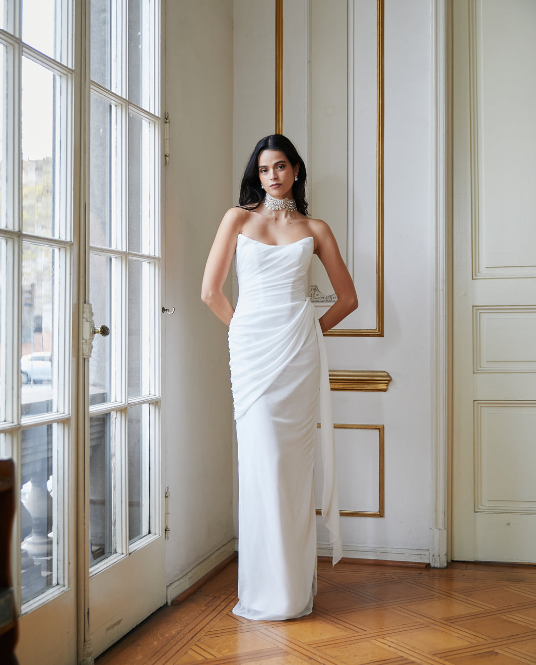 Vestido Largo de Novia Juliette Ivory