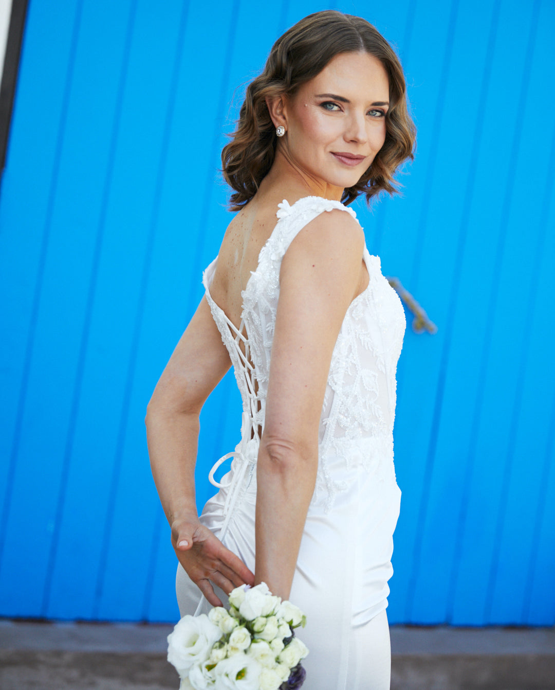 Vestido Largo de Novia Mai Blanco