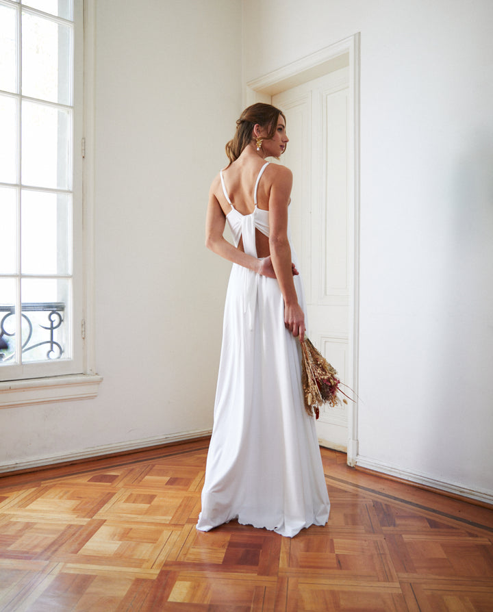 Vestido Largo de Novia Antonia Blanco
