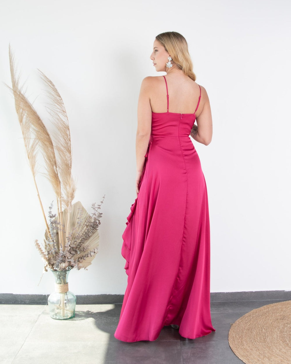 Vestido de Fiesta Largo Silvina Cherry