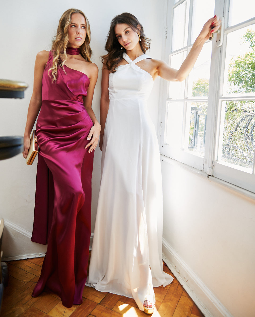 Vestido Largo de Novia Elisa Halter Ivory