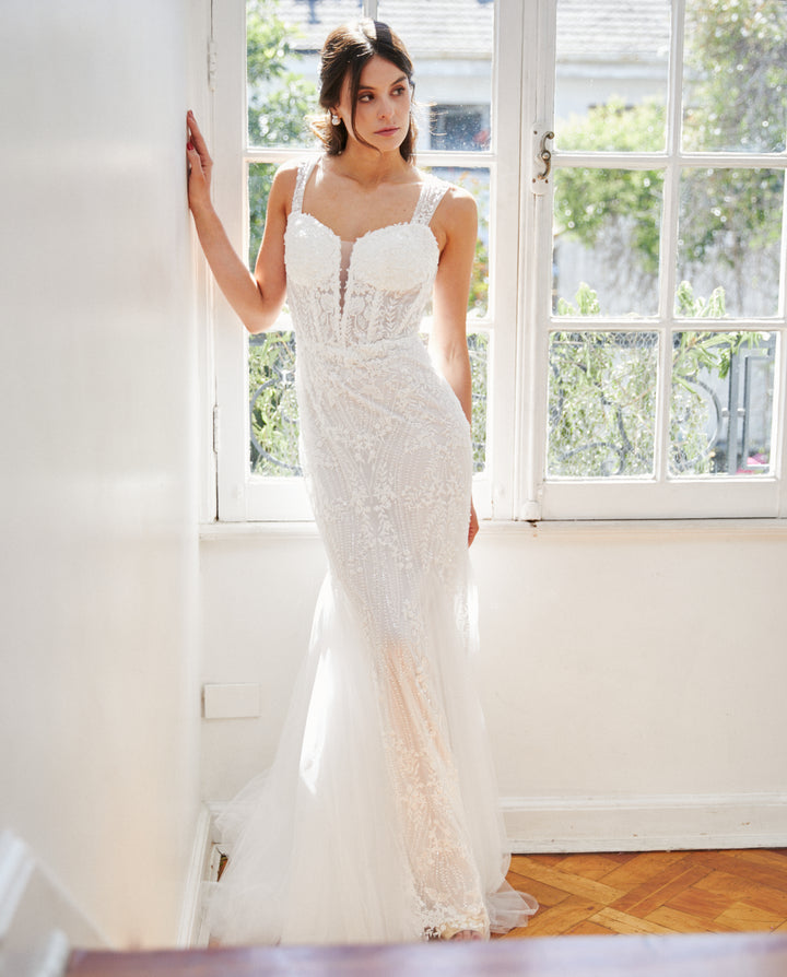 Vestido Largo de Novia Toledo Blanco