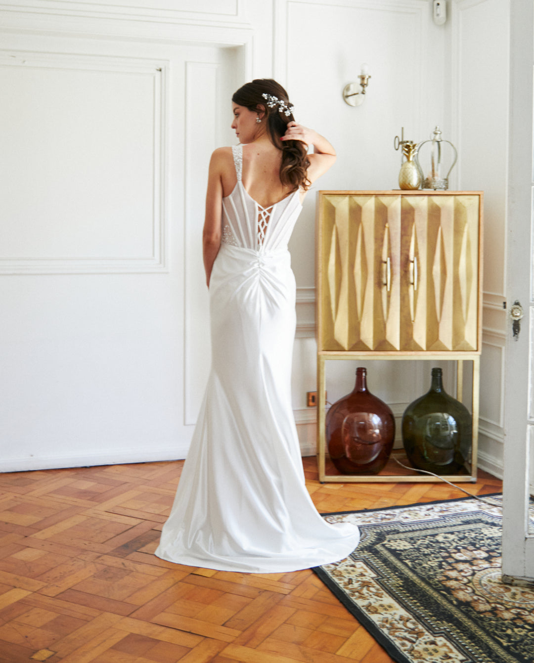 Vestido Largo de Novia Madrid Blanco