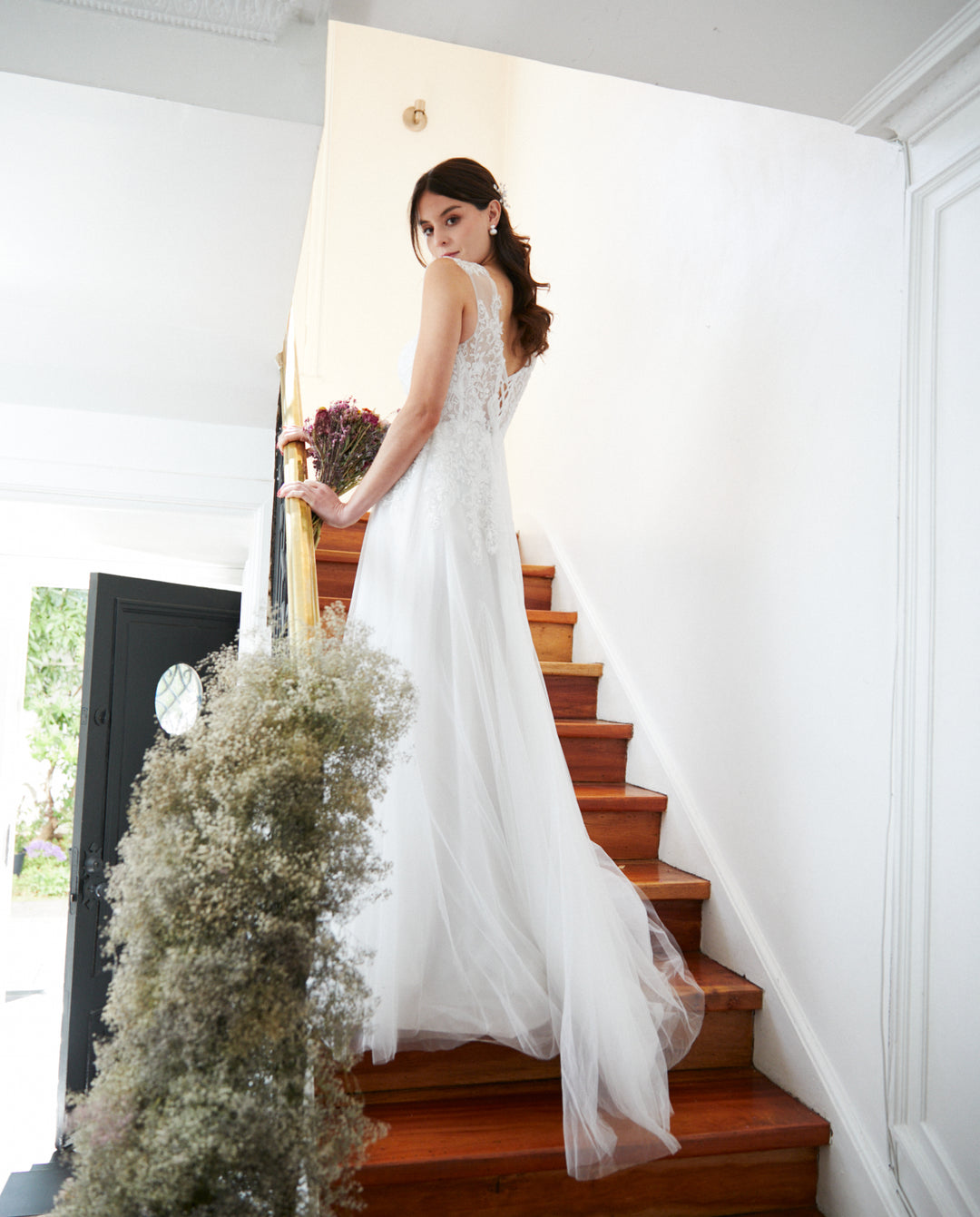 Vestido Largo de Novia Marbella Blanco