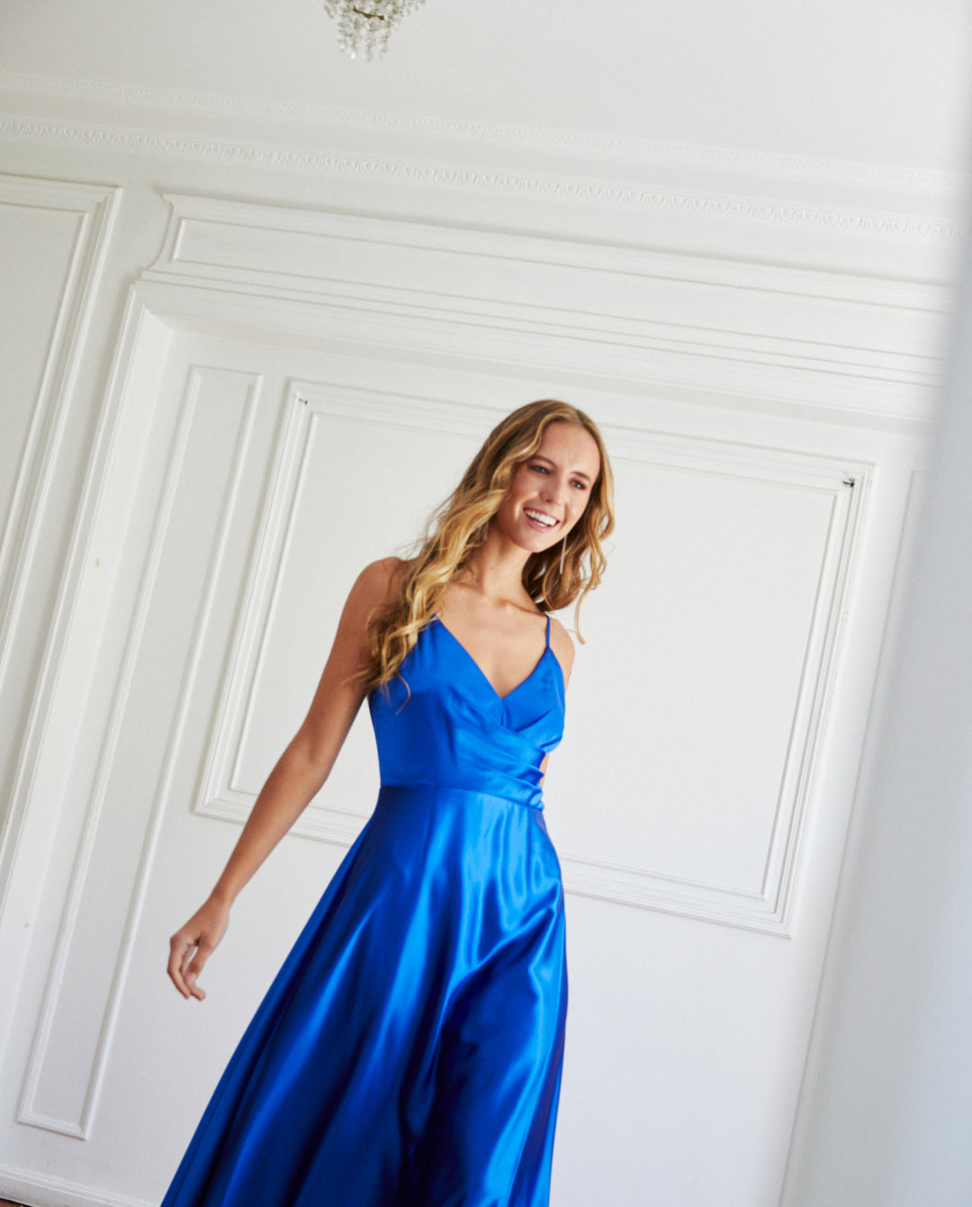 Vestido Largo de Fiesta Amaris Azul Royal