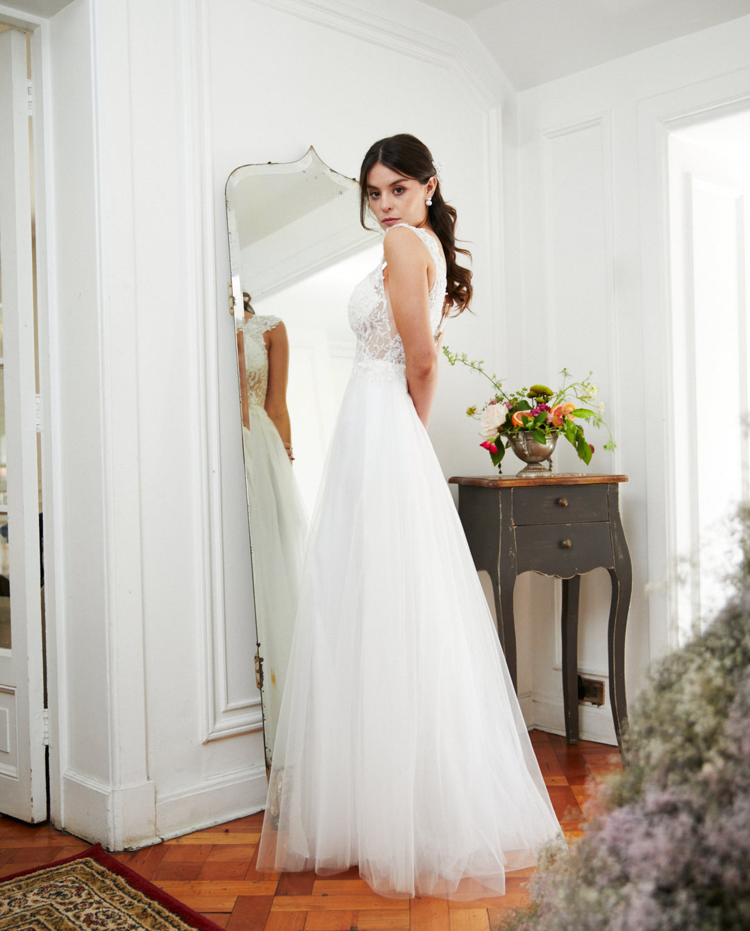 Vestido Largo de Novia Alicante Blanco