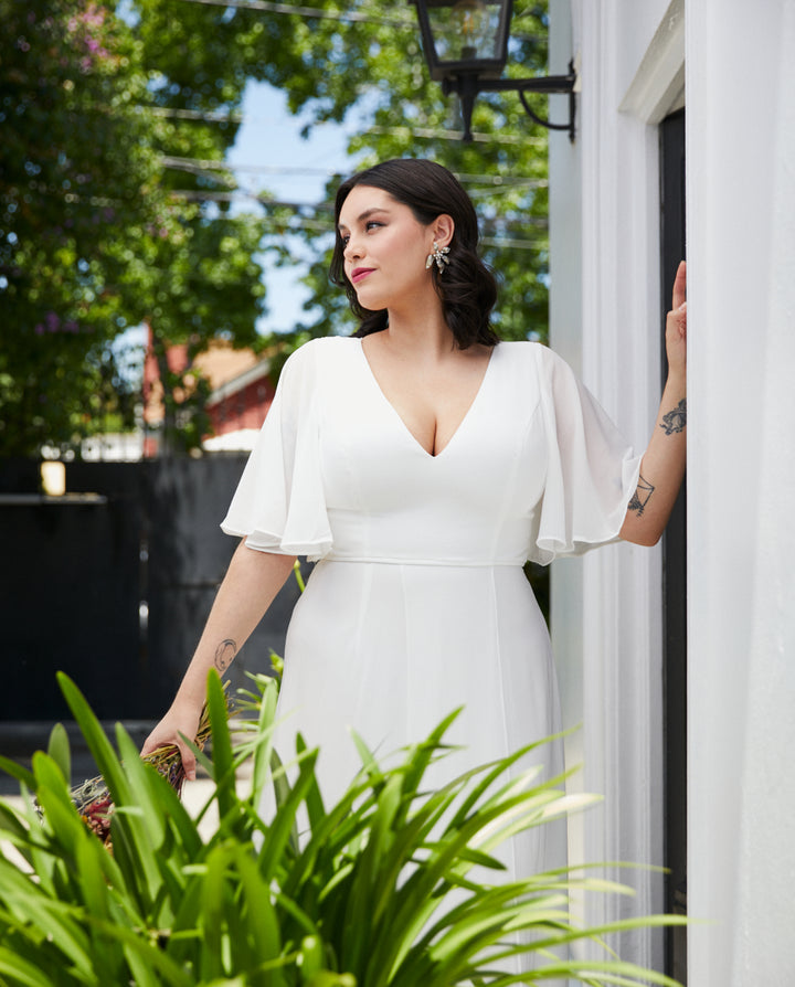 Vestido Largo de Novia Cristina Ivory