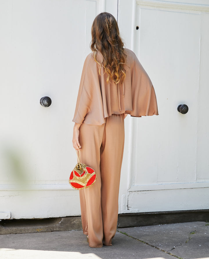 Bolso Indio Anali Rojo/Dorado