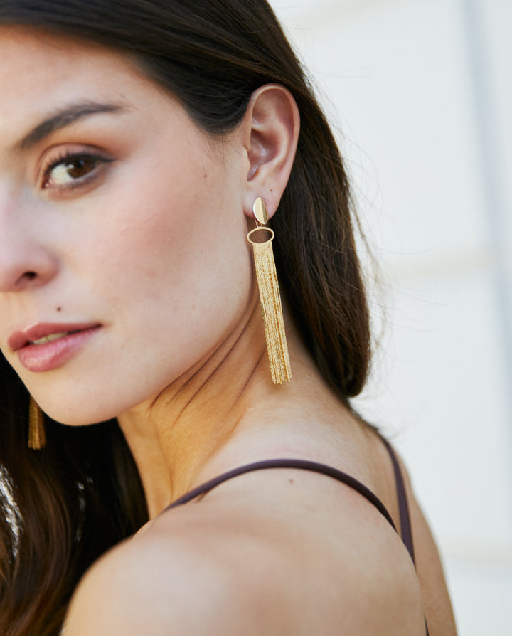 Vestido Largo de Fiesta Rafa Chocolate