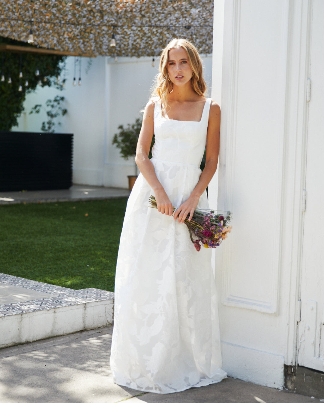 Vestido Largo de Novia Anahi Ivory