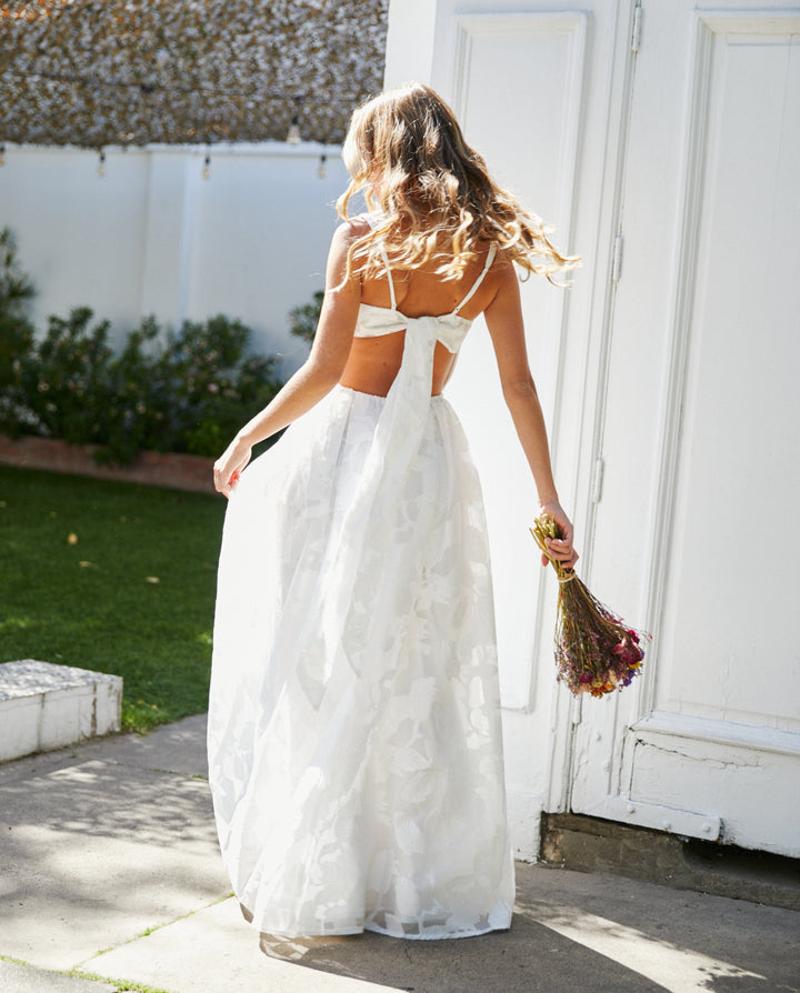 Vestido Largo de Novia Anahi Ivory