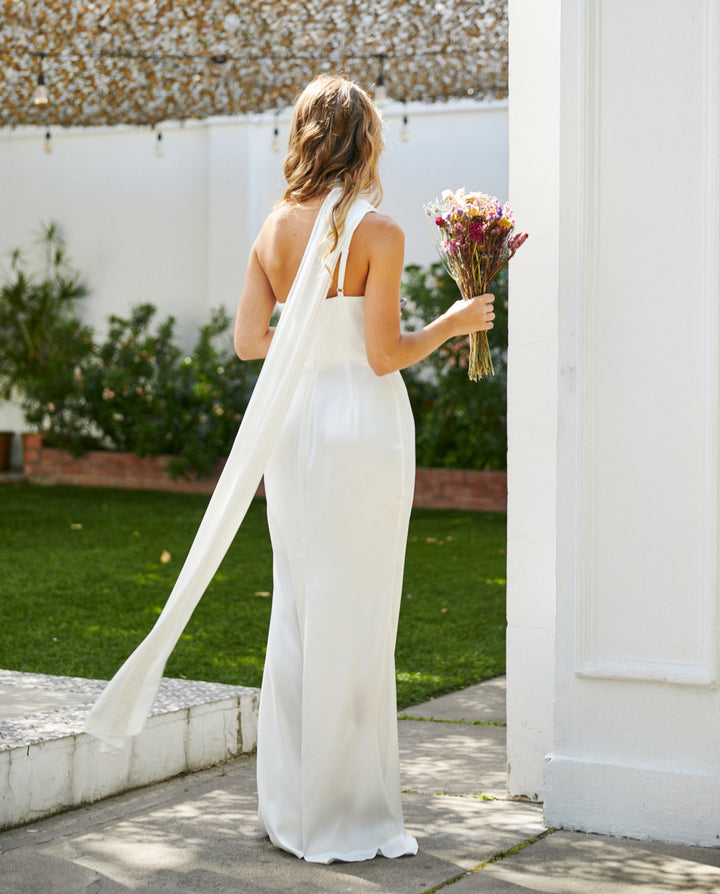 Vestido Largo de Novia Joaquina Ivory