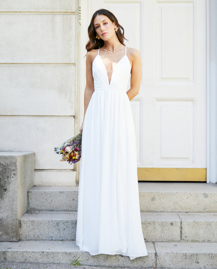 Vestido Largo de Novia Laura Gasa Ivory