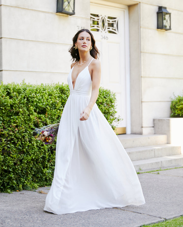 Vestido Largo de Novia Laura Gasa Ivory
