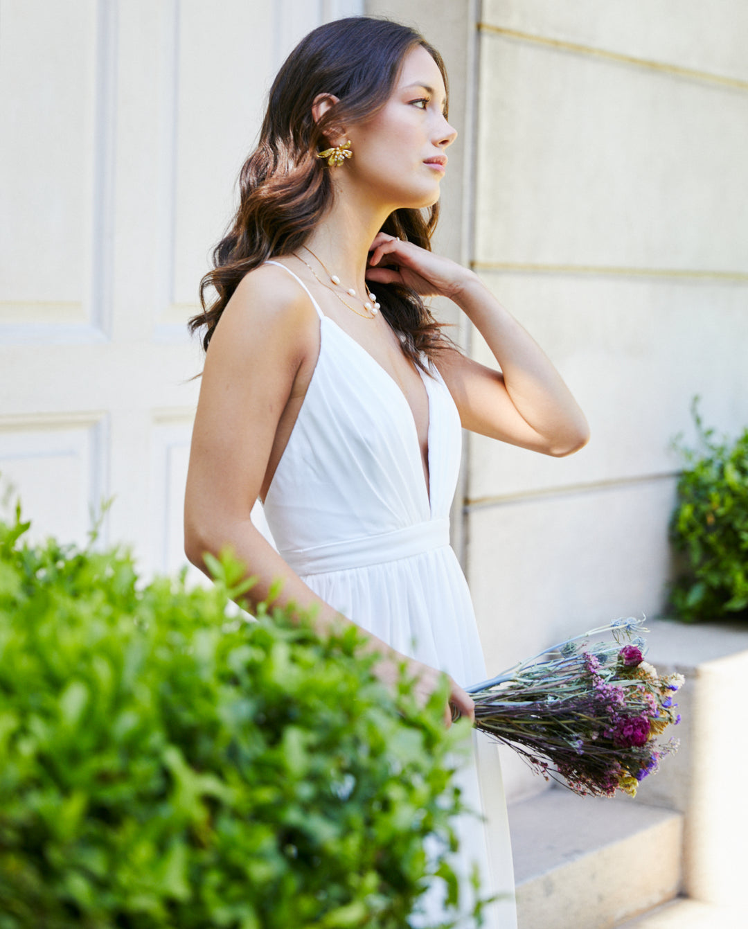 Vestido Largo de Novia Laura Gasa Ivory