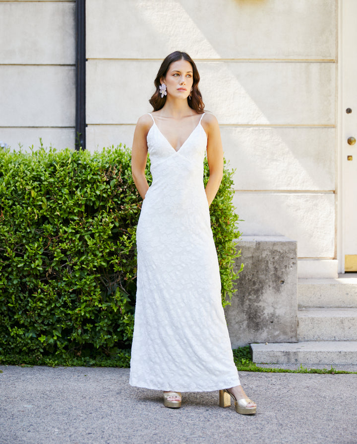 Vestido Largo de Novia Josefa Blanco