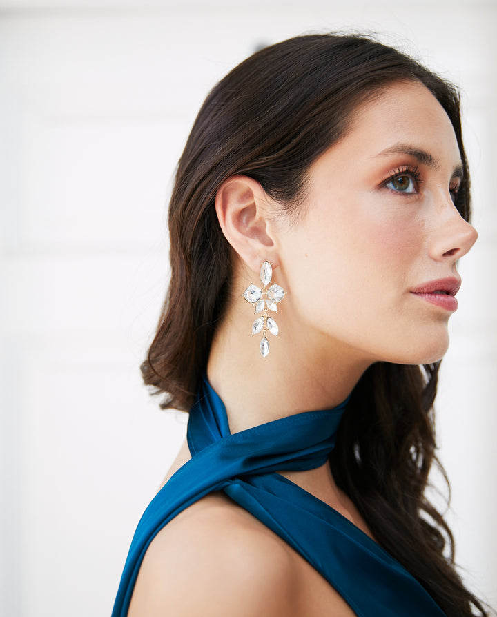 Vestido Largo de Fiesta Joaquina Turquesa Oscuro