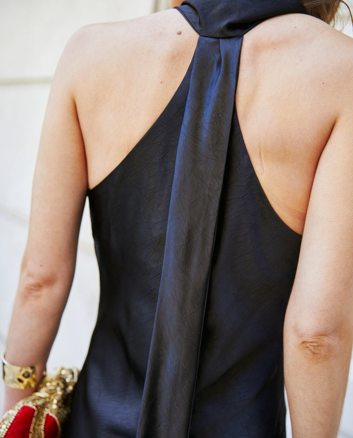 Vestido Largo de Fiesta Lucero Negro