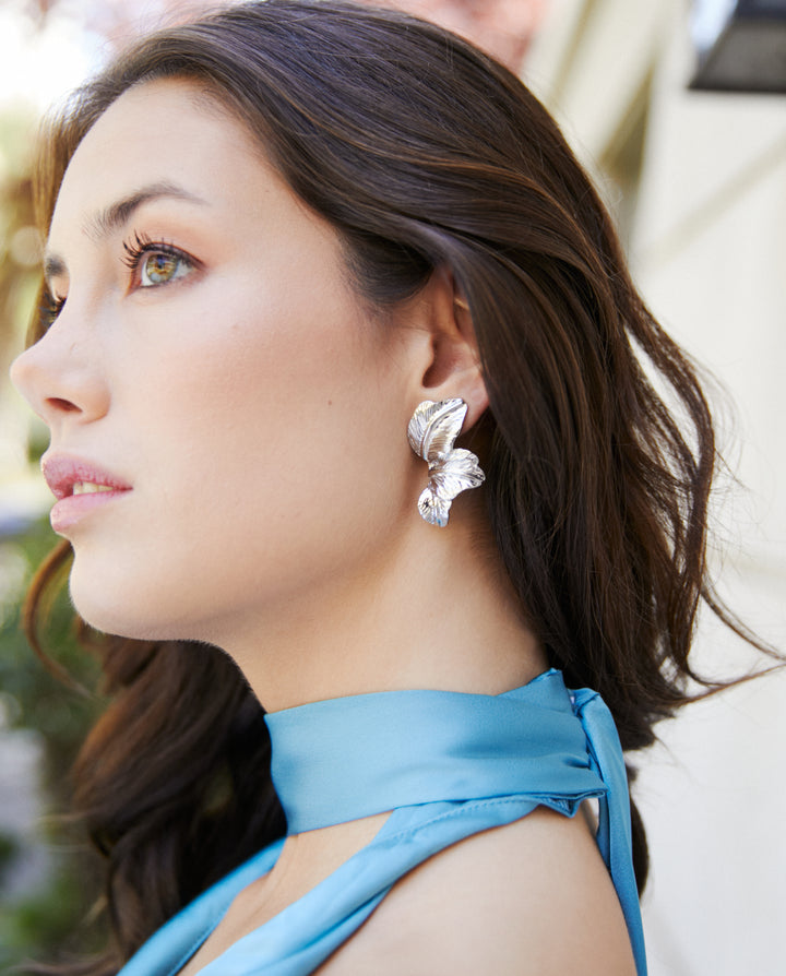 Vestido Largo de Fiesta Budapest Celeste Oscuro