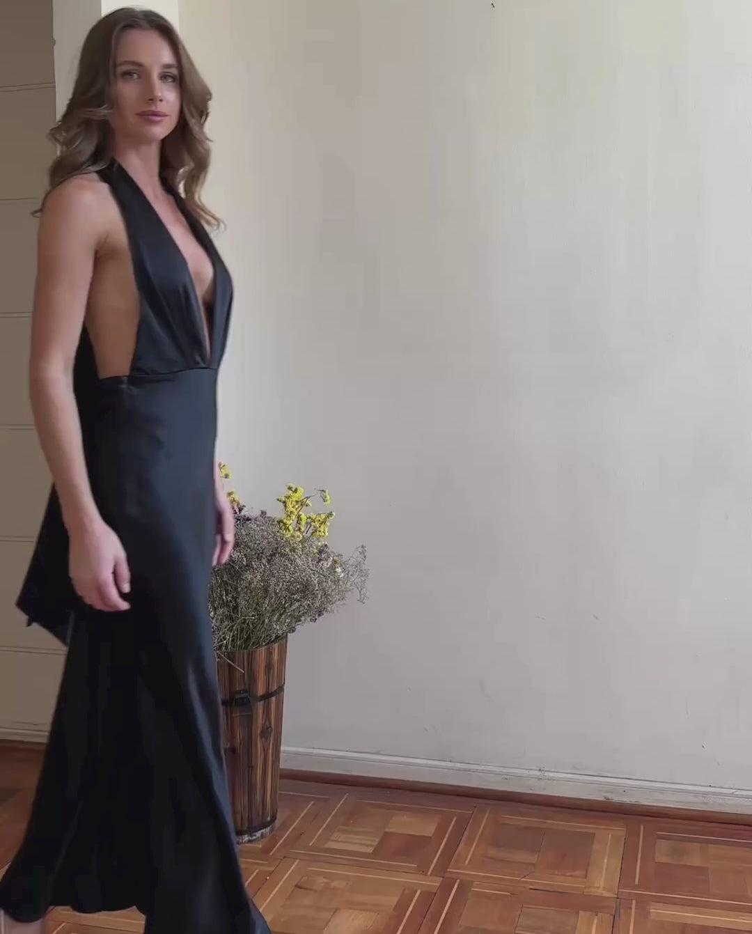 Vestido Largo de Fiesta Luna Negro