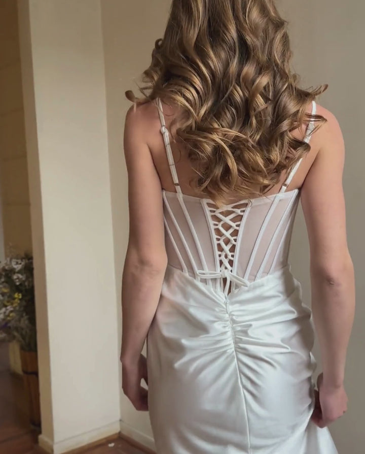 Vestido Largo de Novia Filippa Blanco