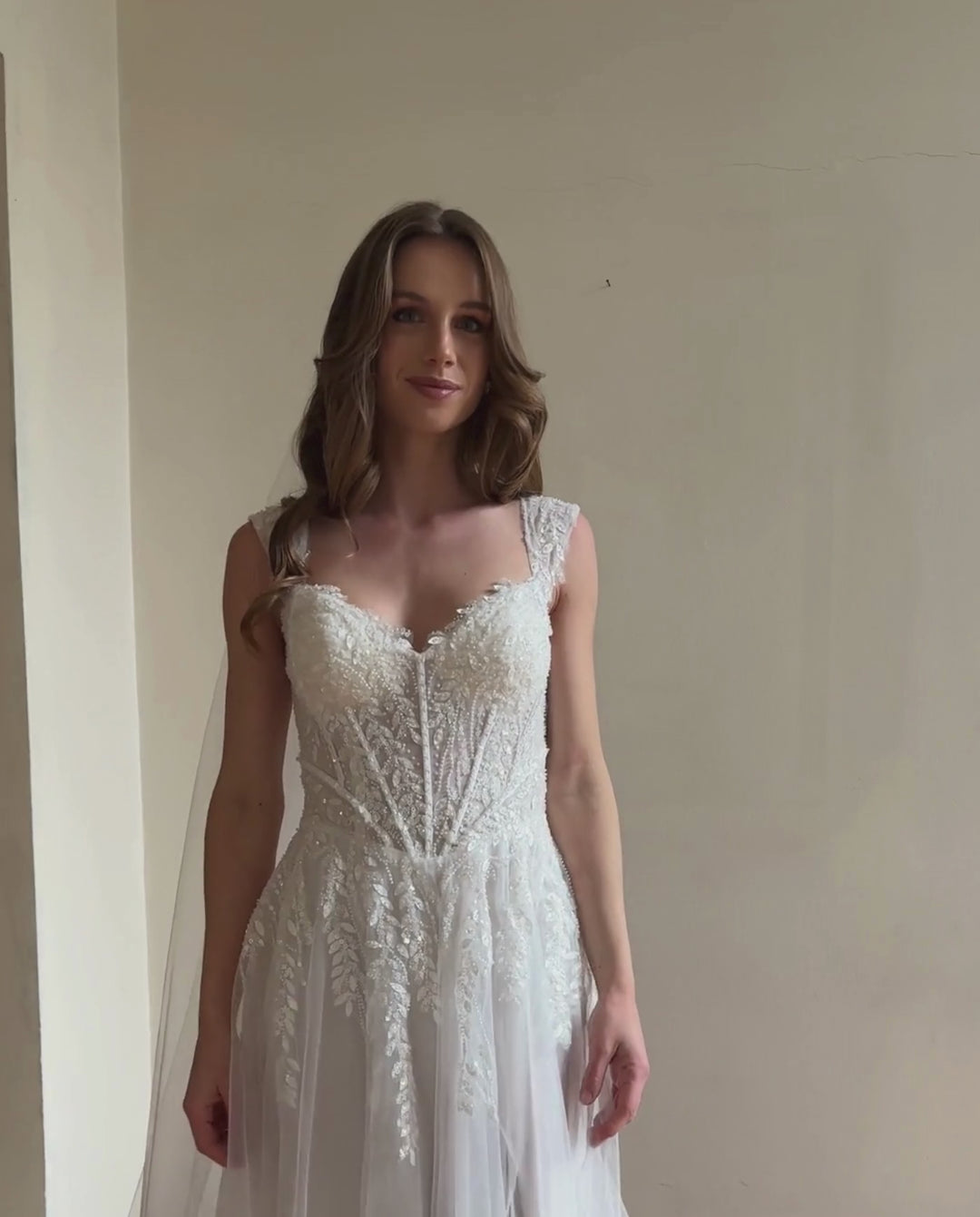 Vestido Largo de Novia Beatrice Blanco