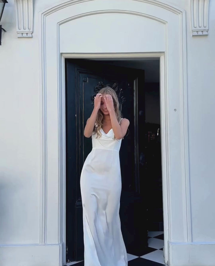 Vestido Largo de Novia Isi Ivory