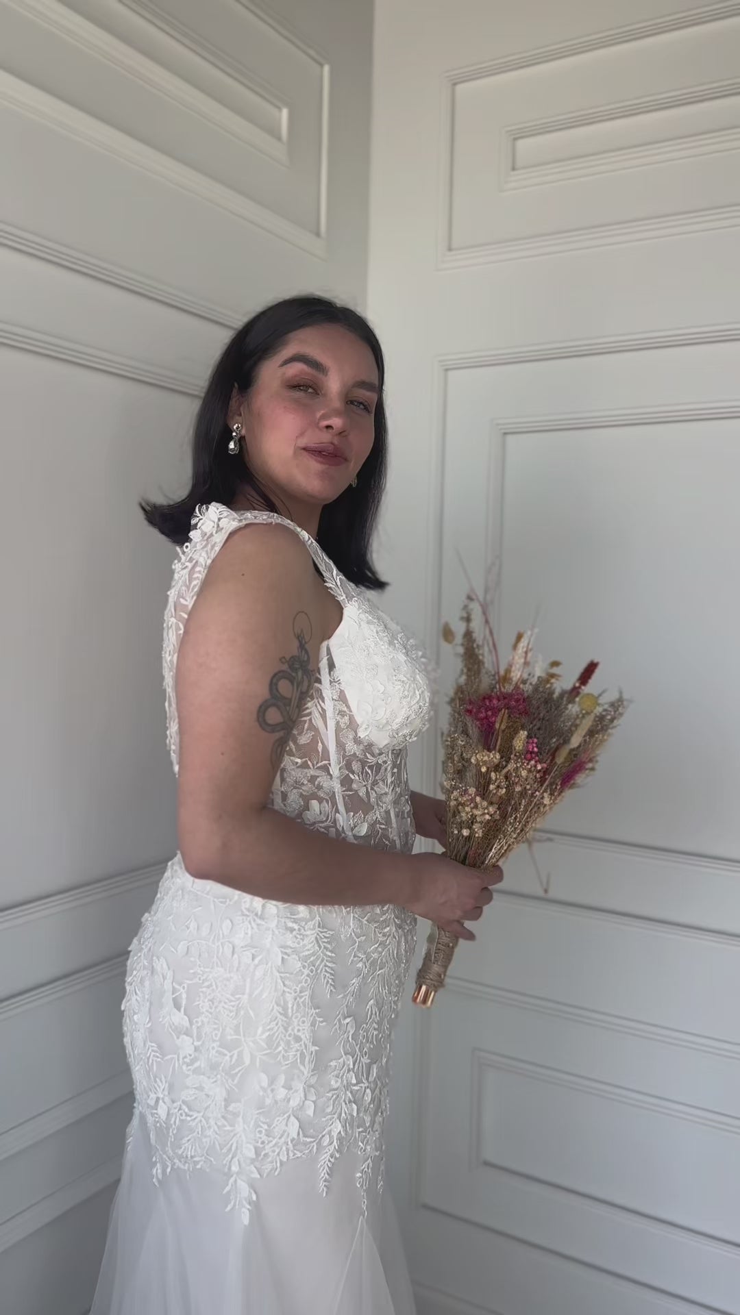 Vestido Largo de Novia Atenas Blanco