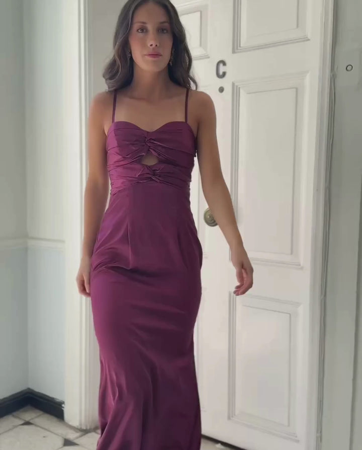 Vestido Largo de Fiesta Zaragoza Morado