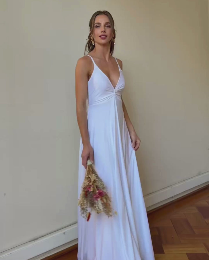 Vestido Largo de Novia Antonia Blanco