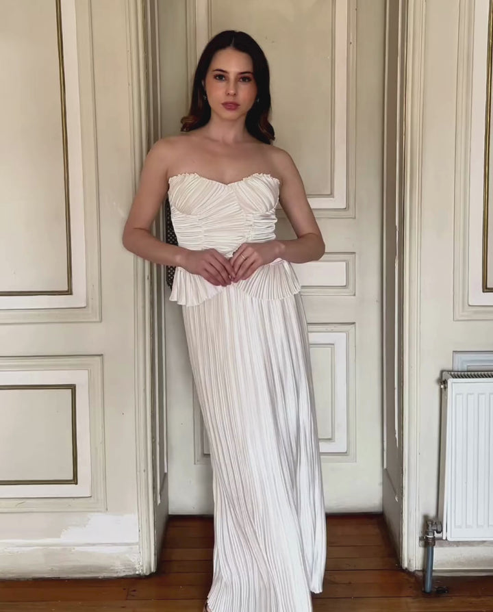 Conjunto de Novia Fiora Crema