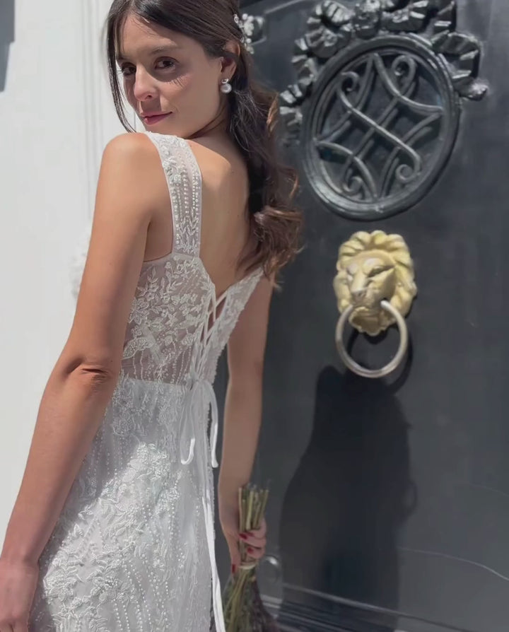 Vestido Largo de Novia Toledo Blanco