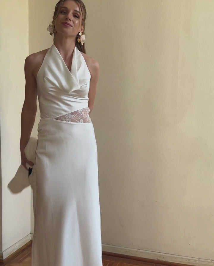 Vestido Largo de Novia Matilde Blanco
