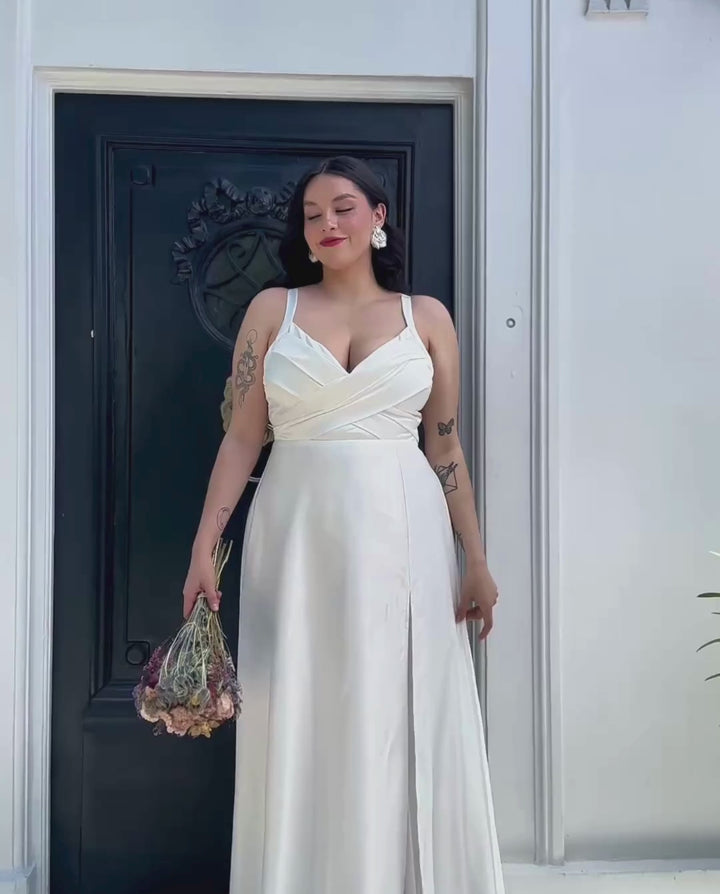 Vestido Largo de Novia Bea Ivory