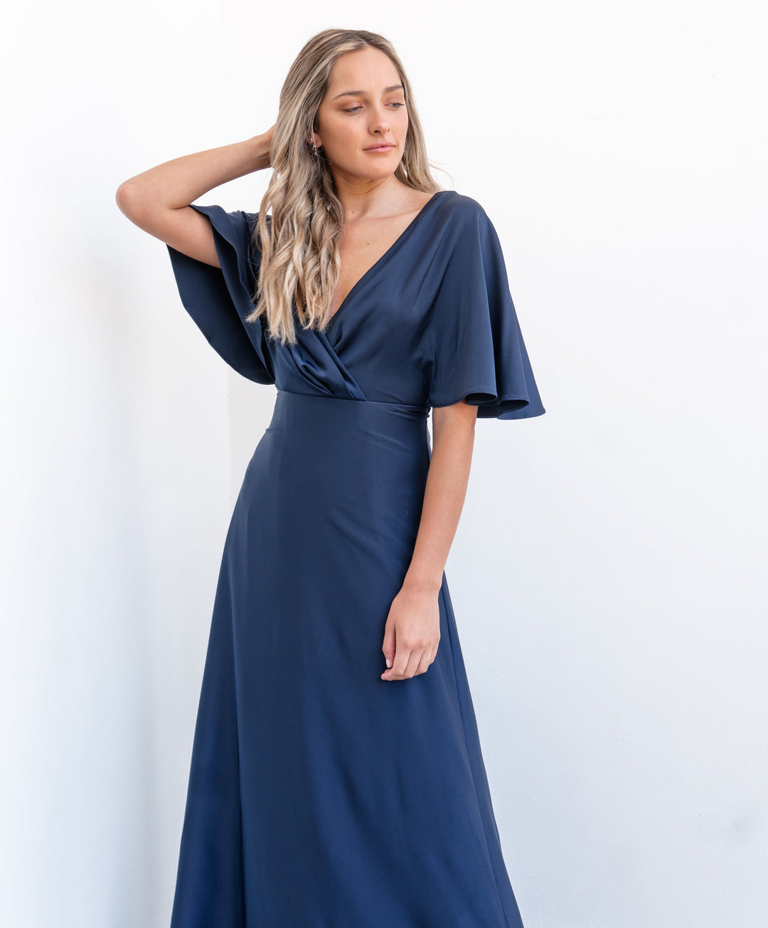 Vestido Largo Irene Azul