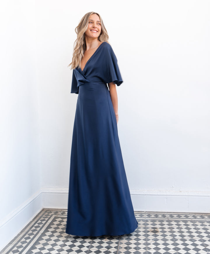Vestido Largo Irene Azul