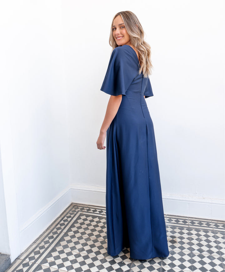 Vestido Largo Irene Azul